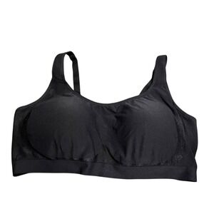 Truekind Everyday Comfort Straps Wireless Shaping Bra‎ 10024 Black 3XL